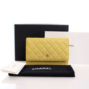 Chanel Yellow Lambskin Wall...