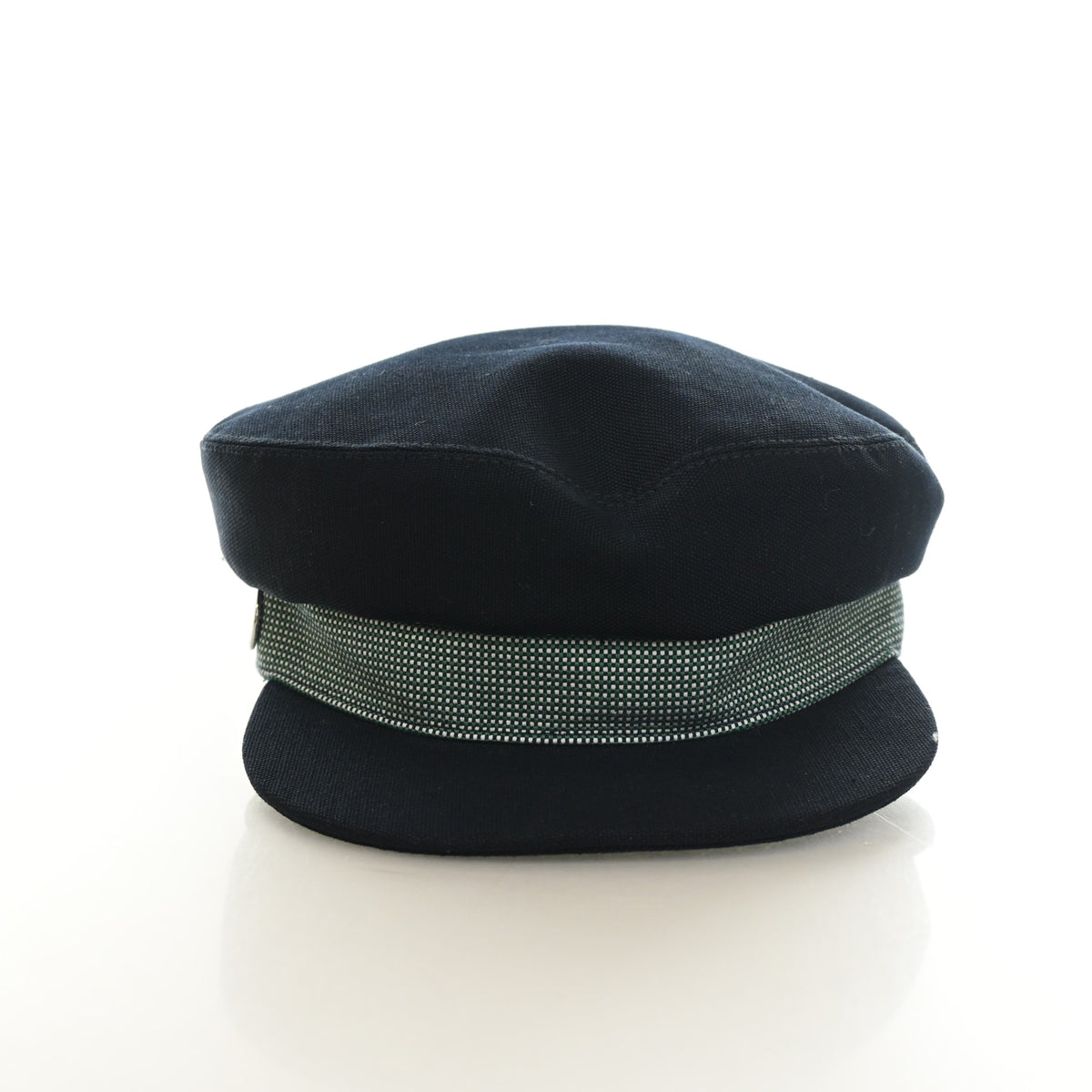 Pre-Owned Hermès Cap Cotton Hemp Cavale Pop, front view, authenticated at Luxe Du Jour