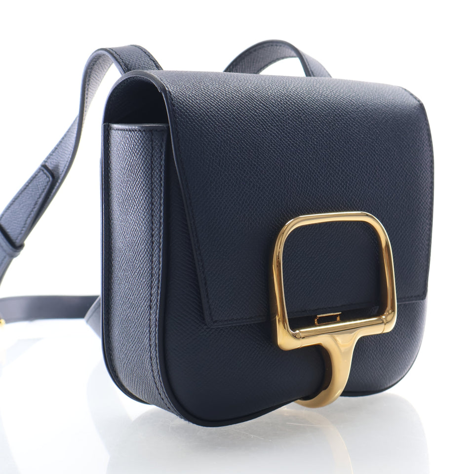 Hermes Bleu Indigo Epsom Della Cavalleria Mini