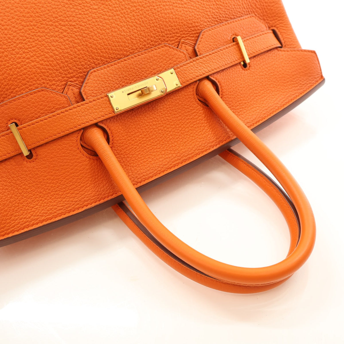 Hermes Orange H Togo Birkin 35, photo 12 of 18