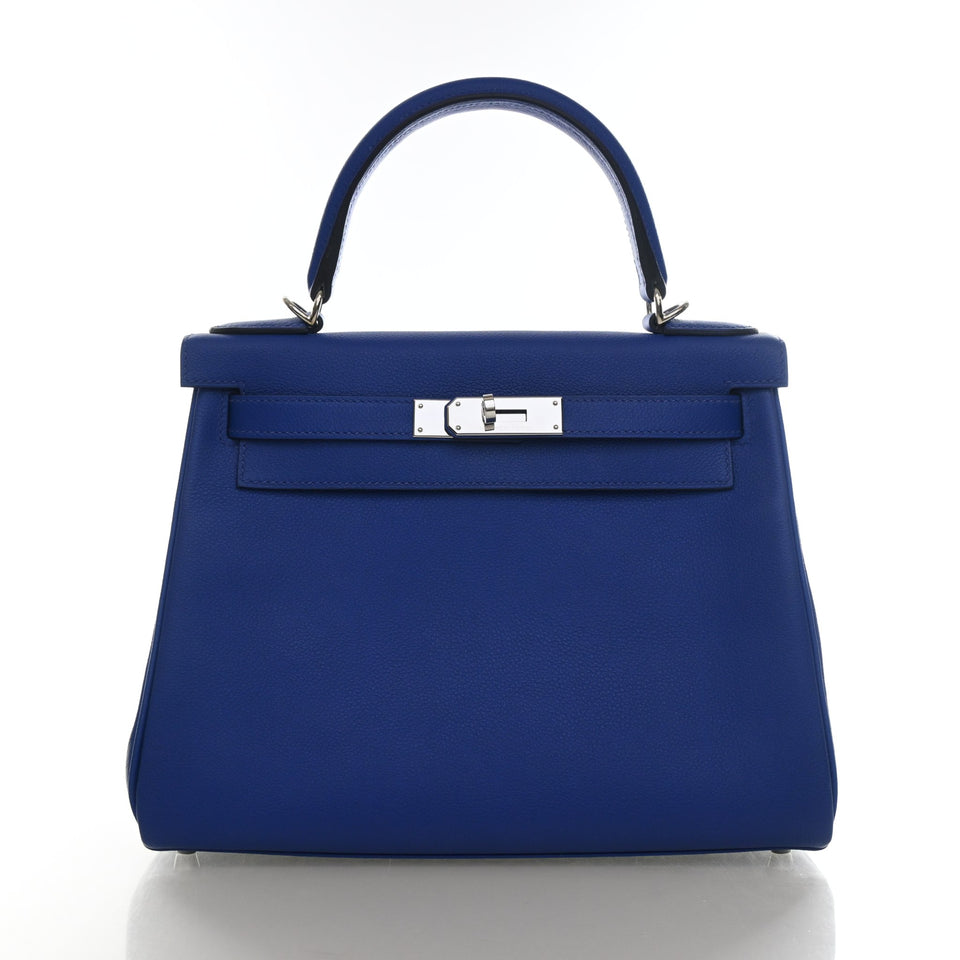 Hermes Bleu Royal Evercolor Verso Kelly 28