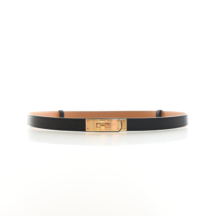 Hermes Noir Epsom Kelly 18 Belt