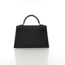 Hermes Noir Chevre Mini Kel...