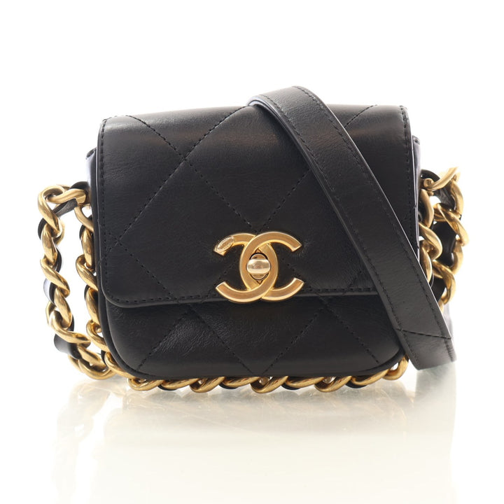 Chanel Mini Lambskin CC Flap Bag