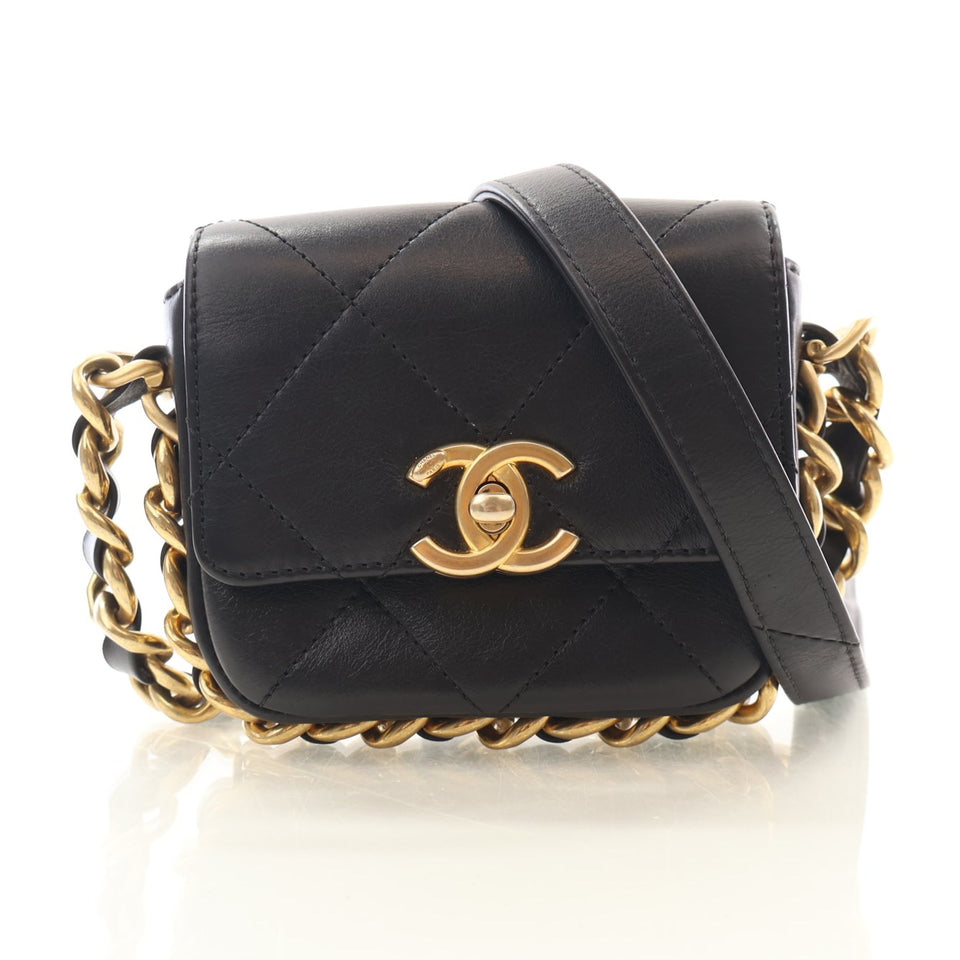 Chanel Mini Lambskin CC Flap Bag