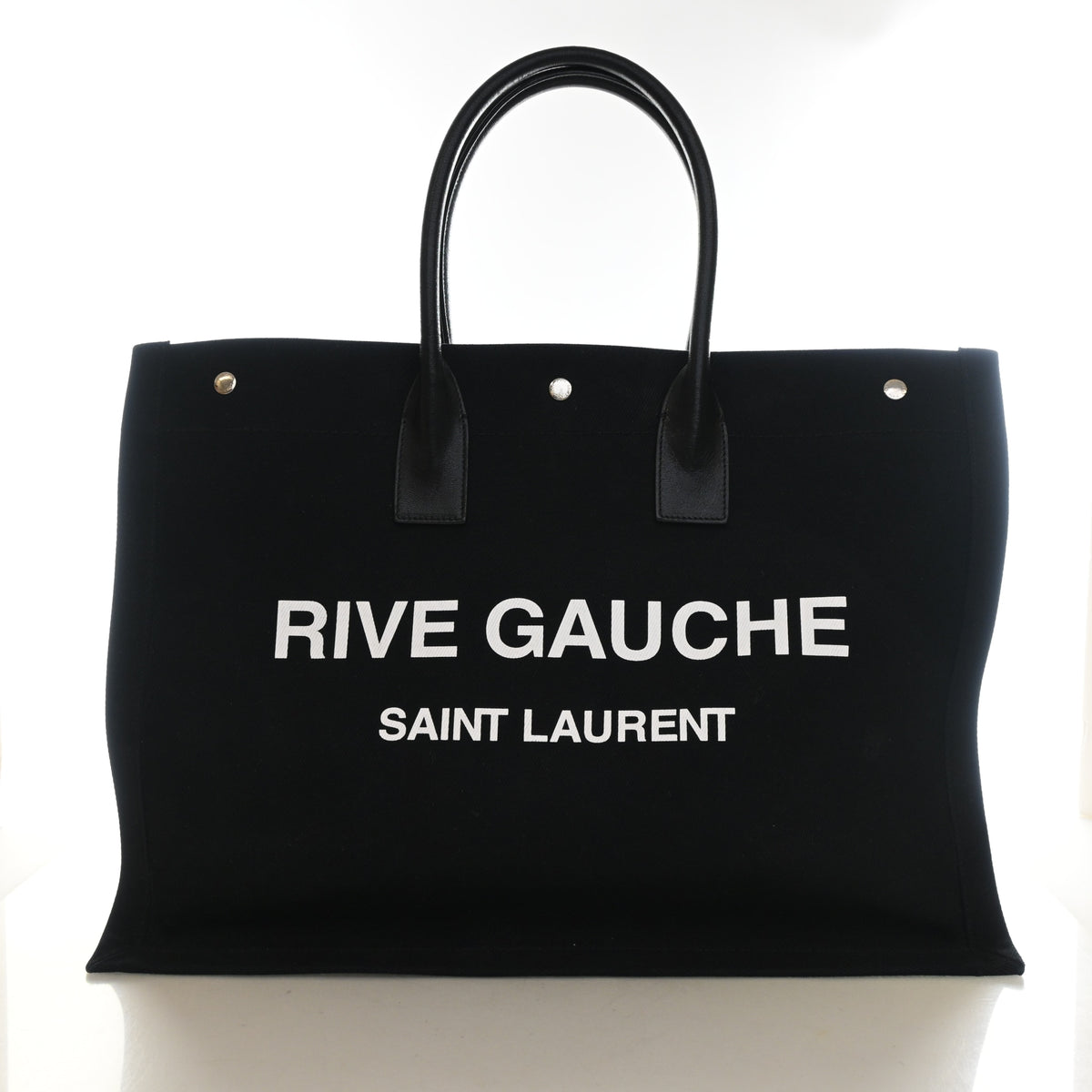 Saint Laurent Large Mixed Fibers Rive Gauche Tote, photo 1 of 17