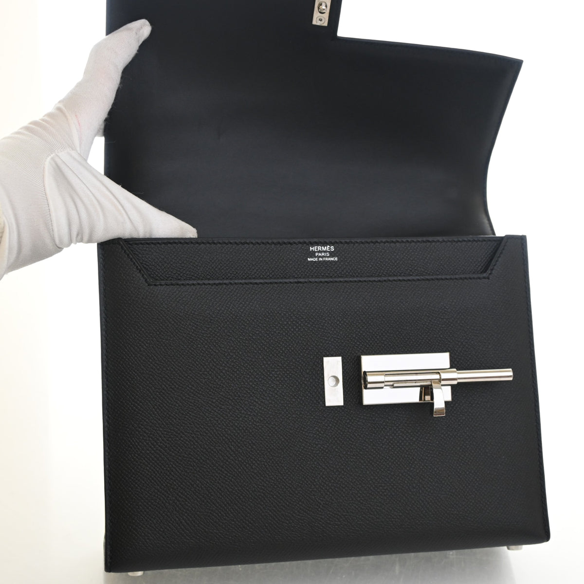 Hermes Noir Epsom Verrou 21, photo 12 of 15