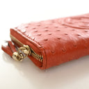 Gucci Ostrich Soho Zippy Wa...