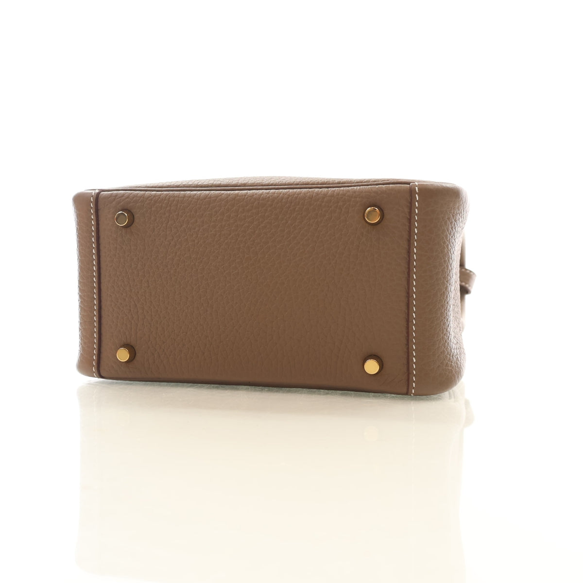 Hermes Etoupe Clemence Mini Lindy 20, photo 7 of 15