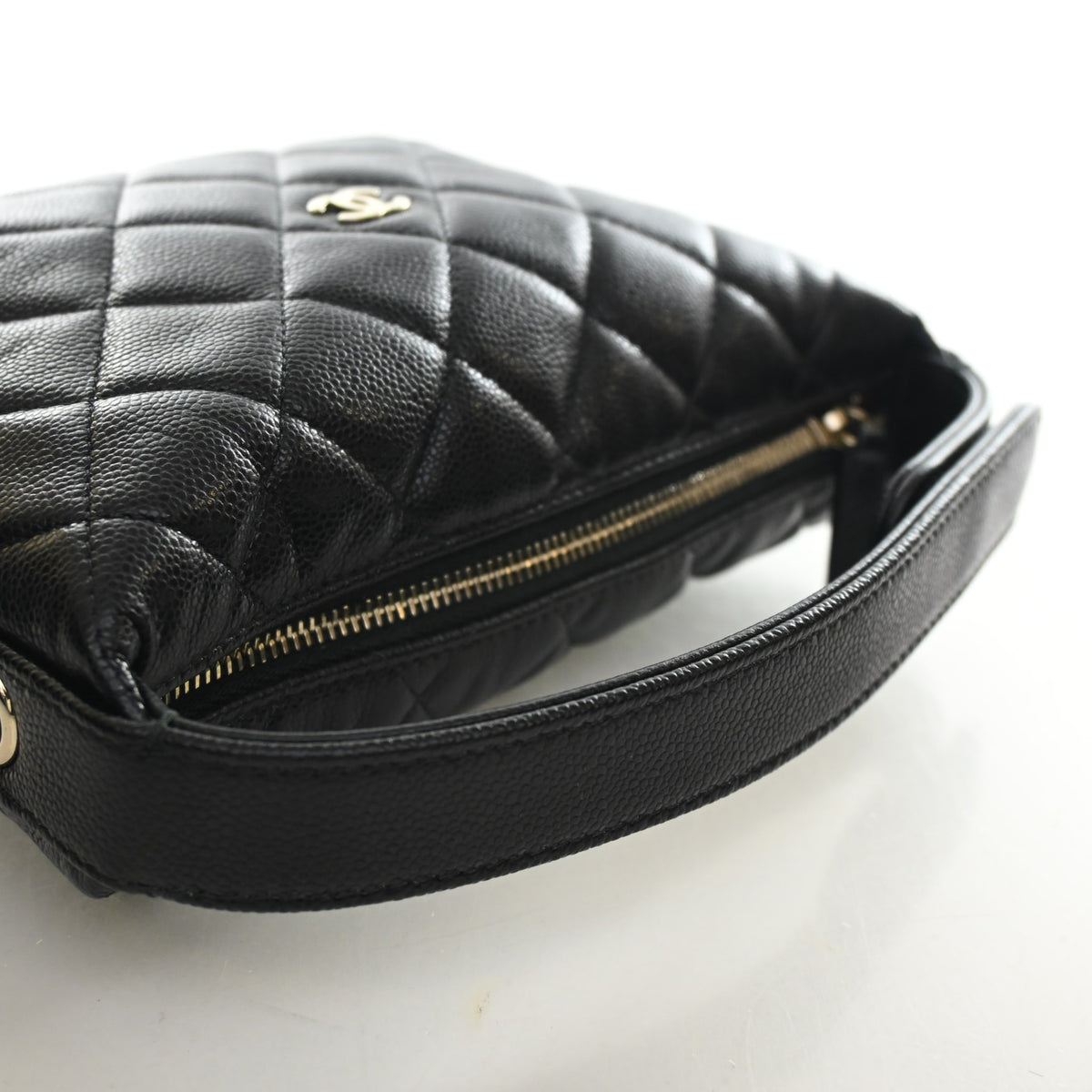 Chanel Mini Caviar Hobo Clutch With Chain, photo 10 of 15