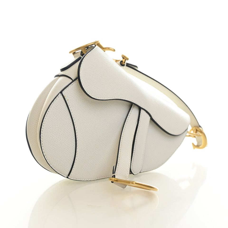 Christian Dior Mini Calfskin Saddle Bag