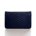 Chanel Lambskin Chevron Env...