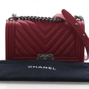 Chanel Medium Caviar Boy Fl...