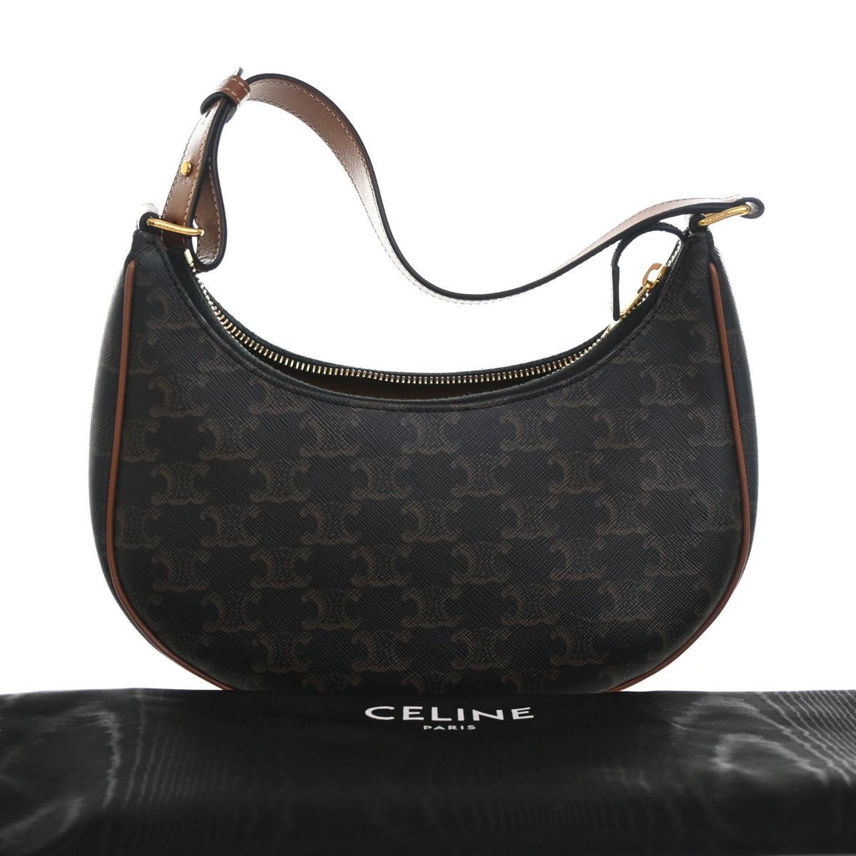 Pre-Owned Celine Triomphe Canvas Ava Bag, front view, photo 14 of 14