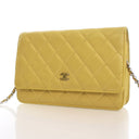Chanel Yellow Lambskin Wall...