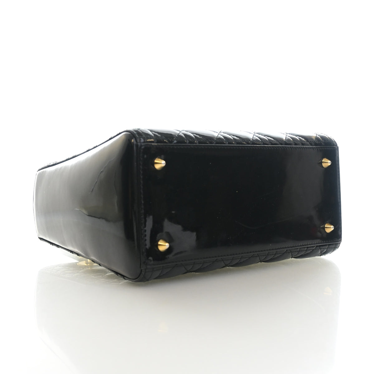 Pre-Owned Christian Dior Lady Dior Medium Patent Leather, photo 5 of 17