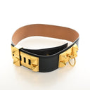 Hermes Vintage Noir Swift C...