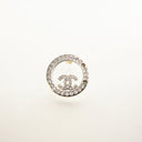 Chanel CC Round Crystal Ear...