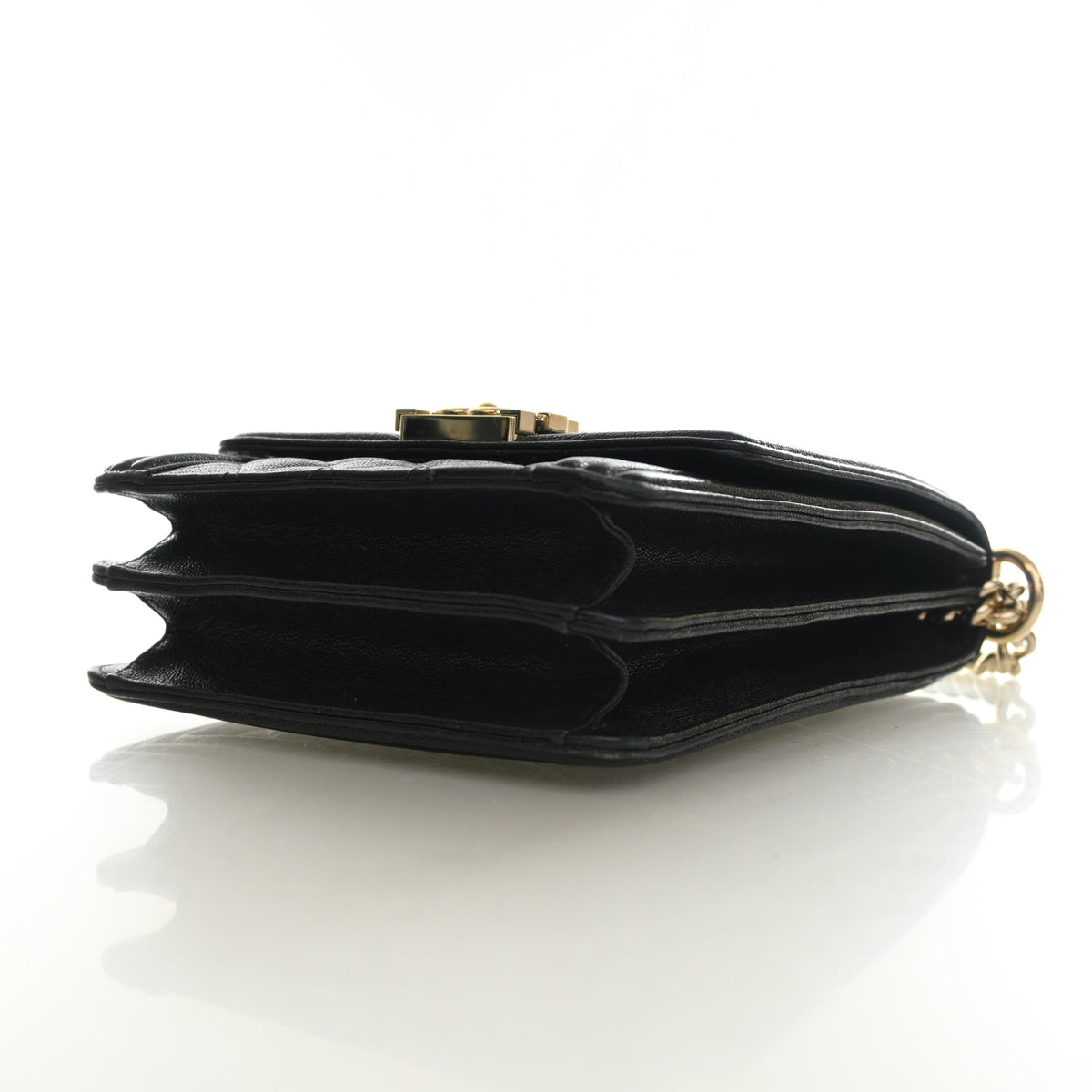 Pre-Owned Chanel Boy Bag Caviar Leather North South, side profile, photo 7 of 15