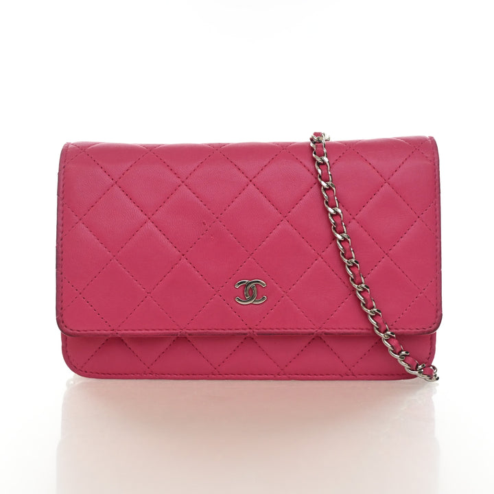 Chanel Lambskin Classic Wallet On Chain (WOC)