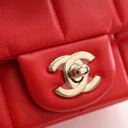 Chanel Mini Lambskin Square...