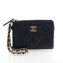 Chanel Lambskin Mesh Pouch Bag