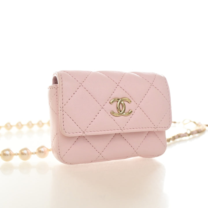 Chanel Lambskin Pearl Belt Bag