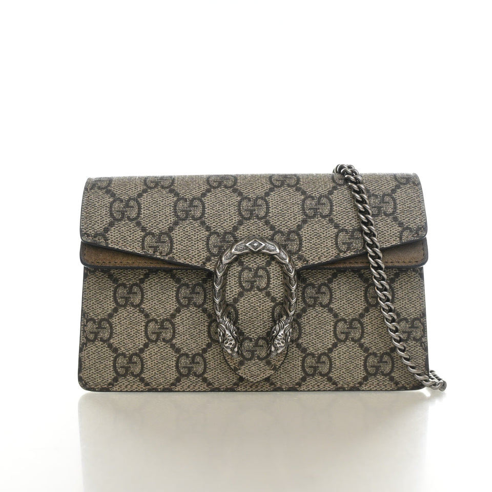 Gucci Super Mini GG Supreme Dionysus Shoulder Bag