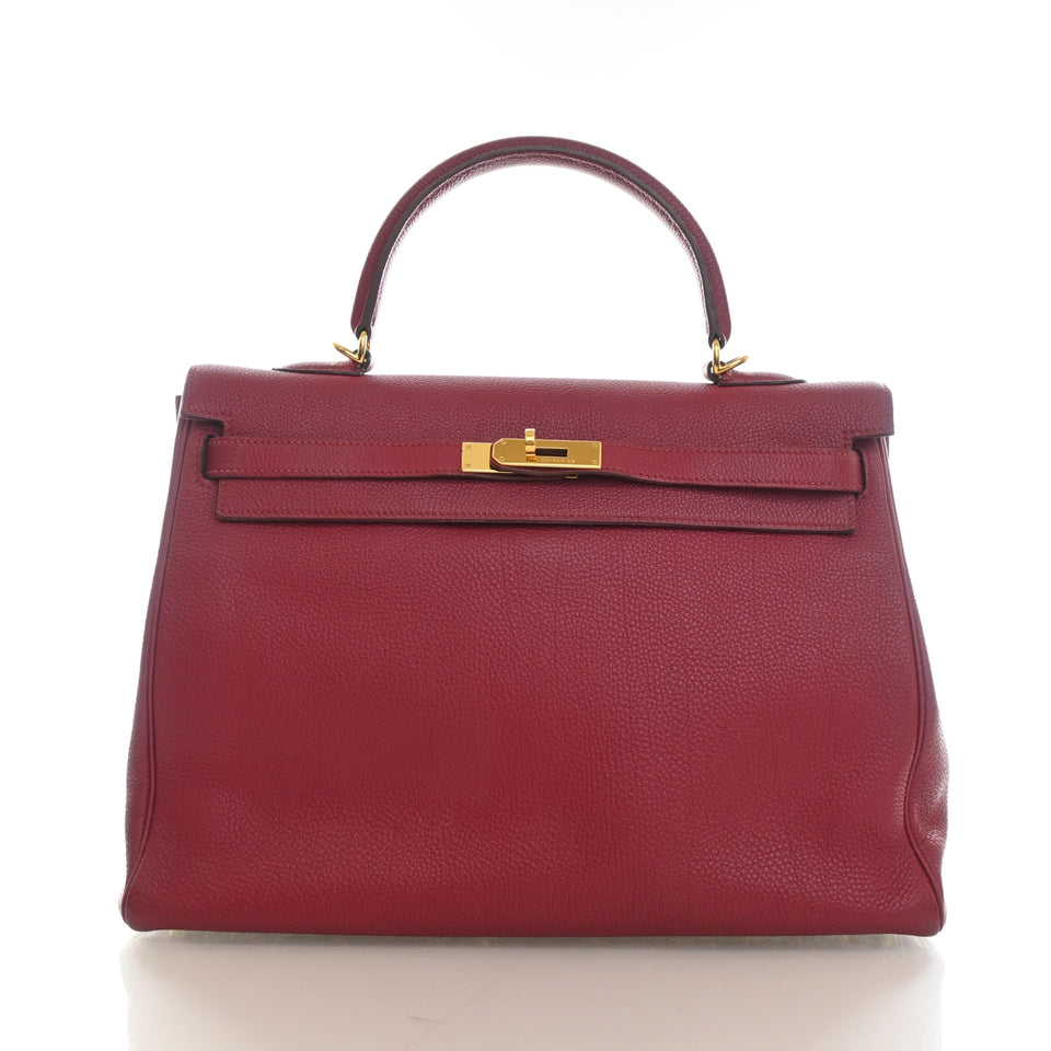 Hermes Rubis Togo Kelly 35
