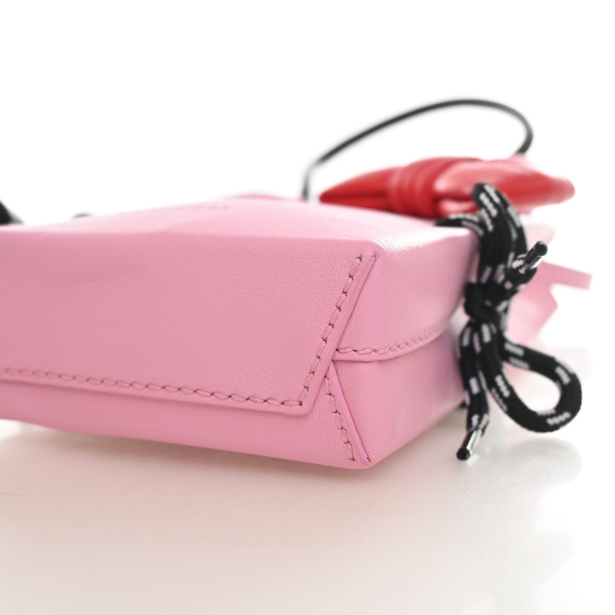 Pre-Owned Balenciaga Phone Holder X Hello Kitty Goatskin Bag, base view