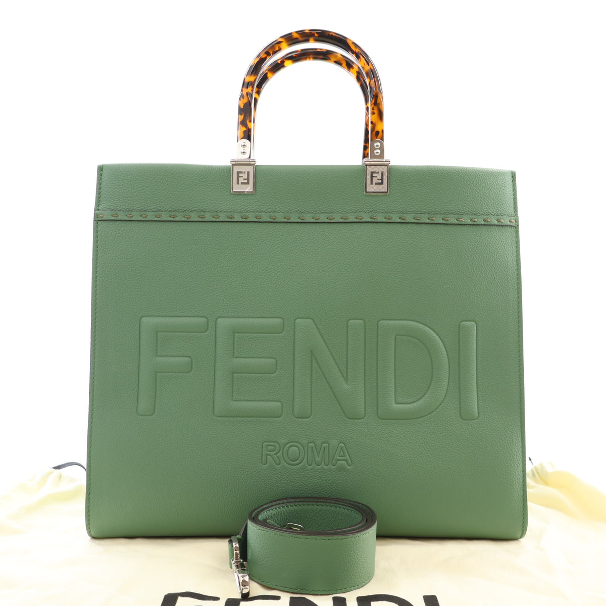 Fendi Calfskin Sunshine Tote, photo 17 of 17
