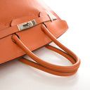 Hermes Orange H Clemence Bi...