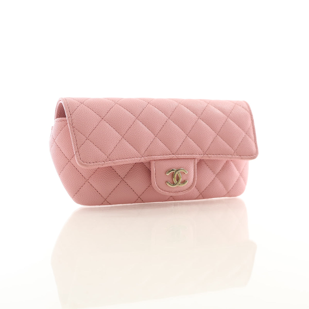 Chanel Caviar Sunglasses Case On Chain, photo 2 of 16