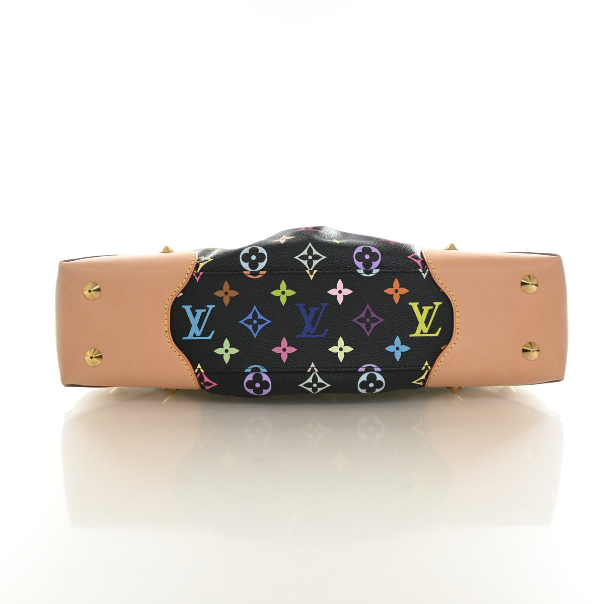 Pre-Owned Louis Vuitton MM Multicolor Monogram Judy, base and feet view, photo 8 of 19