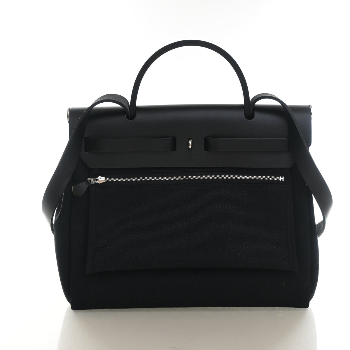 Hermes Noir Toile Herbag Zip 31, photo 11 of 15
