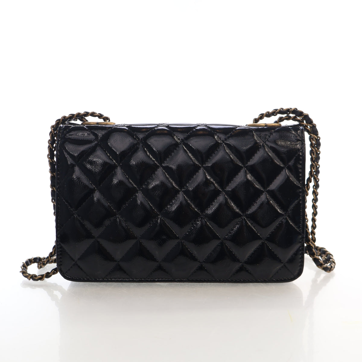 Chanel Patent Wallet on Chain Pouch, photo 12 of 19