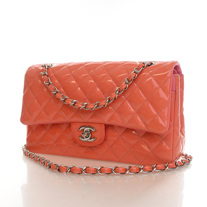 Chanel Medium Patent Classic Double Flap Bag