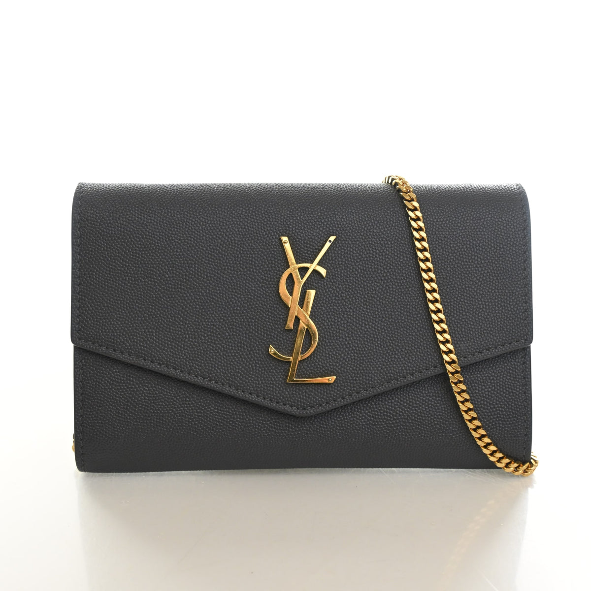 Saint Laurent Calfskin Uptown Chain Pouch, photo 1 of 12