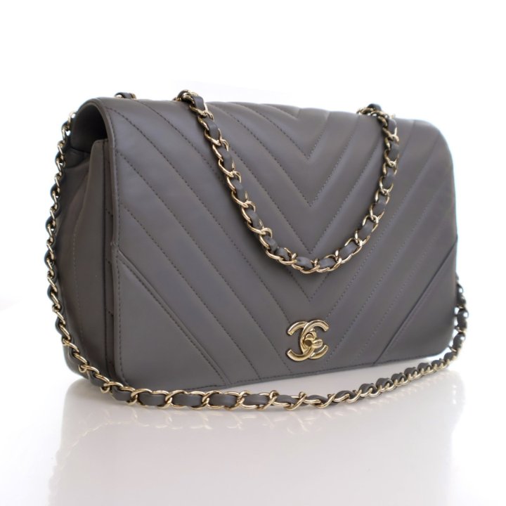 Chanel Large Calfskin Statement Flap Bag