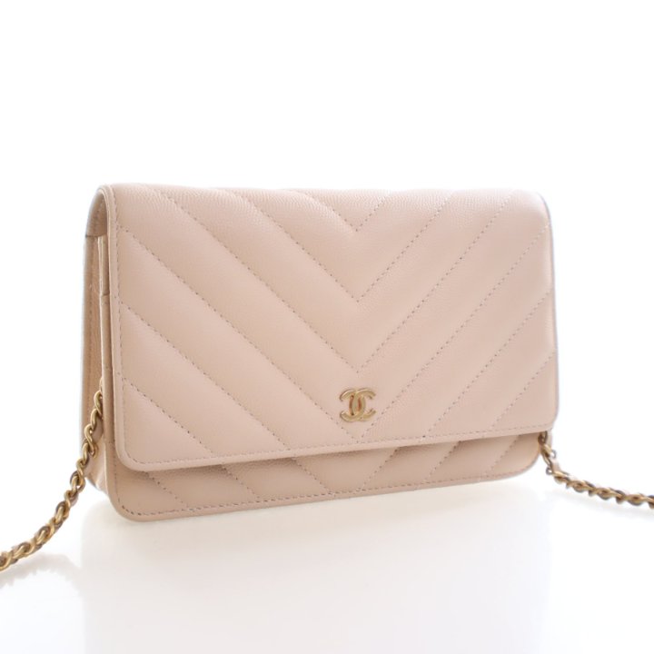Chanel Caviar Paris-Athens Wallet On Chain (WOC)