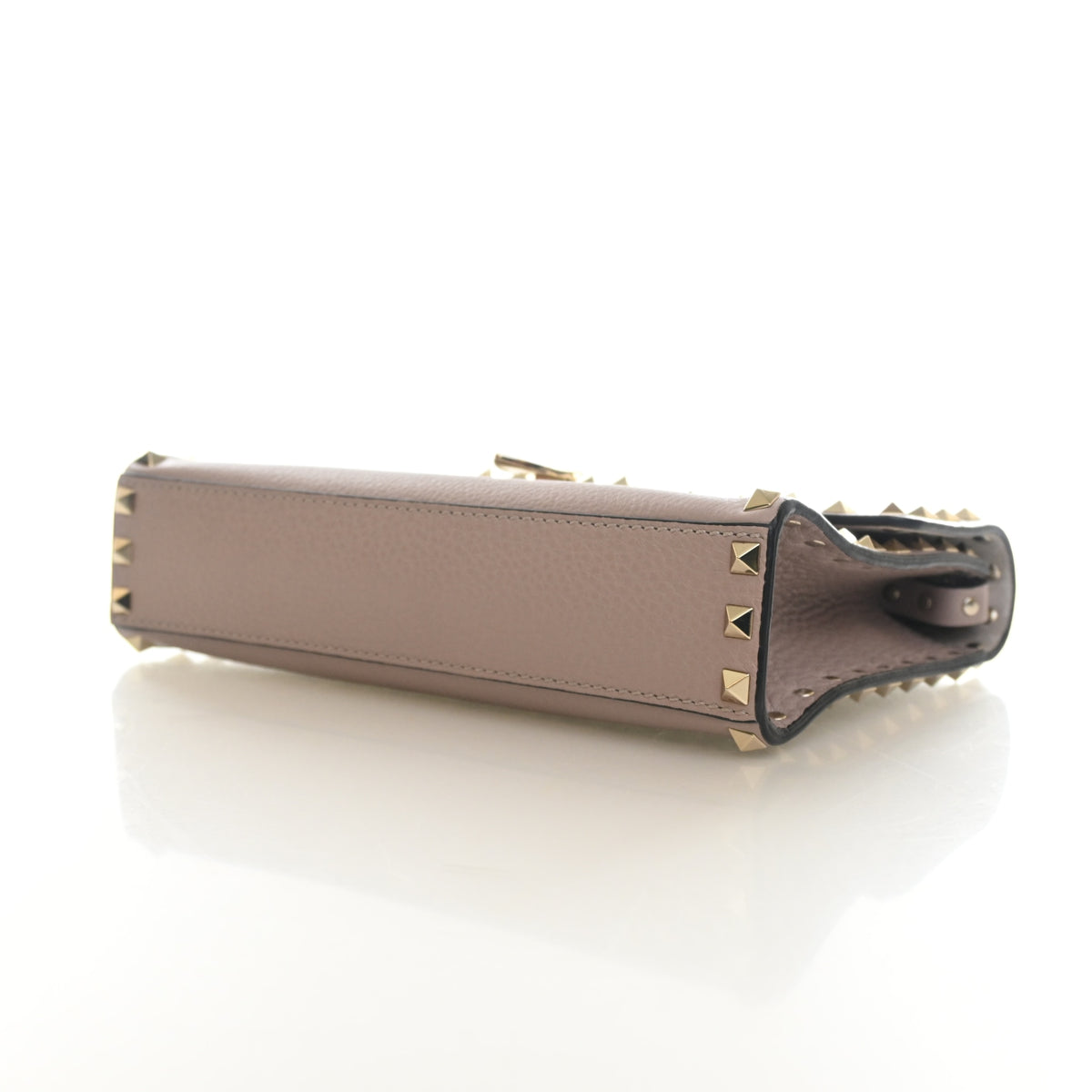 Valentino Small Calfskin Rockstud Flap Bag, photo 7 of 13