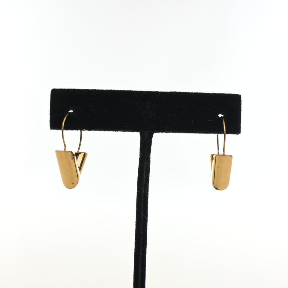 Louis Vuitton  Essential V Hoop Earrings