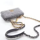 Chanel Tweed 19 Wallet On C...
