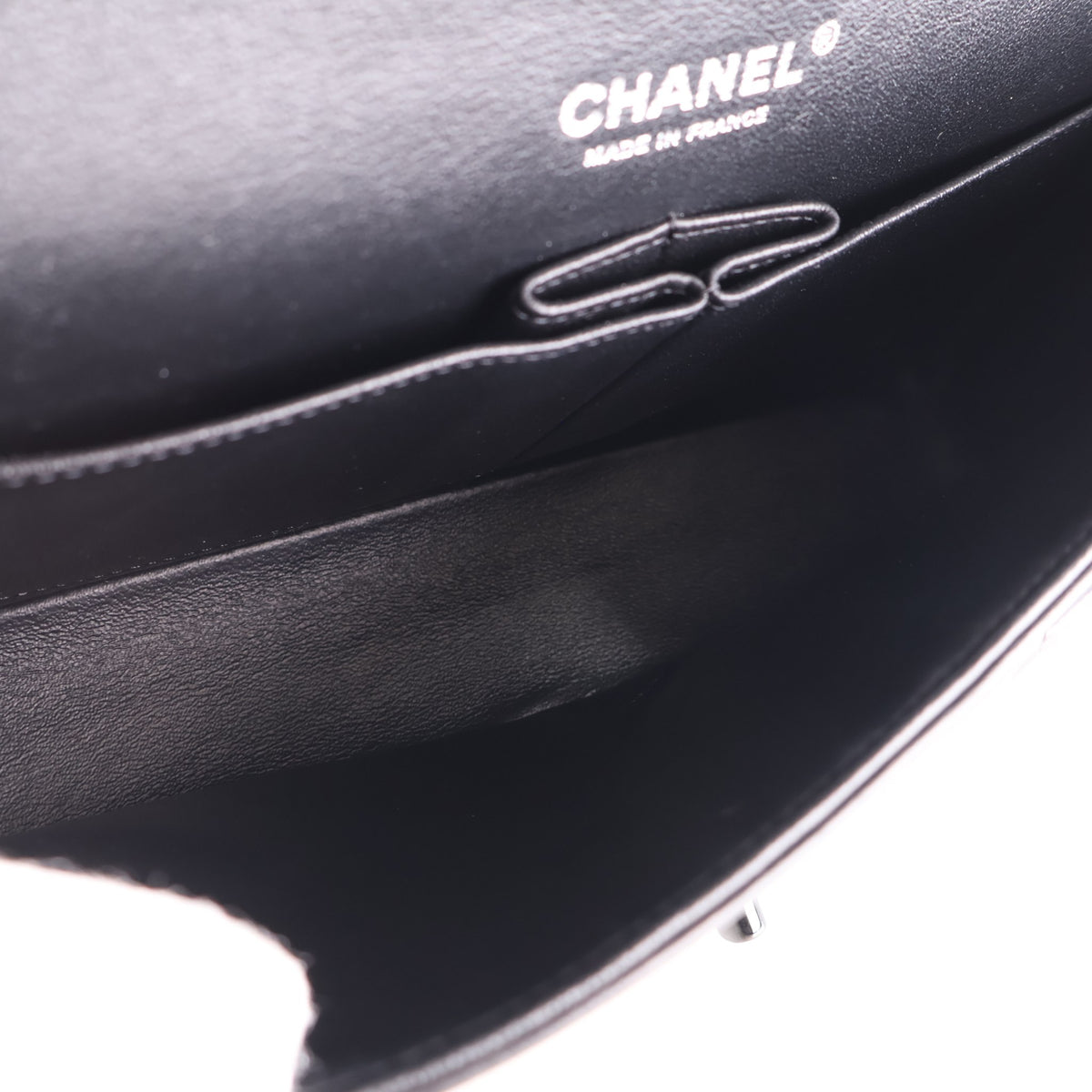 Chanel Medium Lambskin Chevron So Black Double Flap Bag, photo 15 of 17