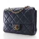Chanel Mini Lambskin CC Fla...