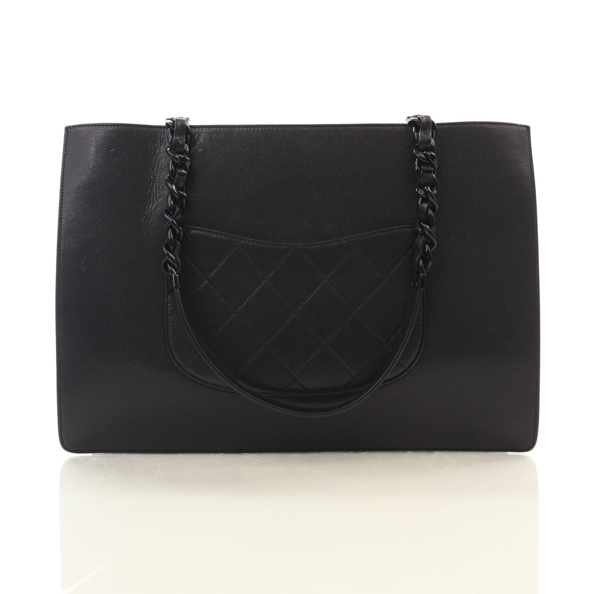 Pre-Owned Chanel Shopping Tote Large Caviar Leather My Everything, front view, photo 11 of 15