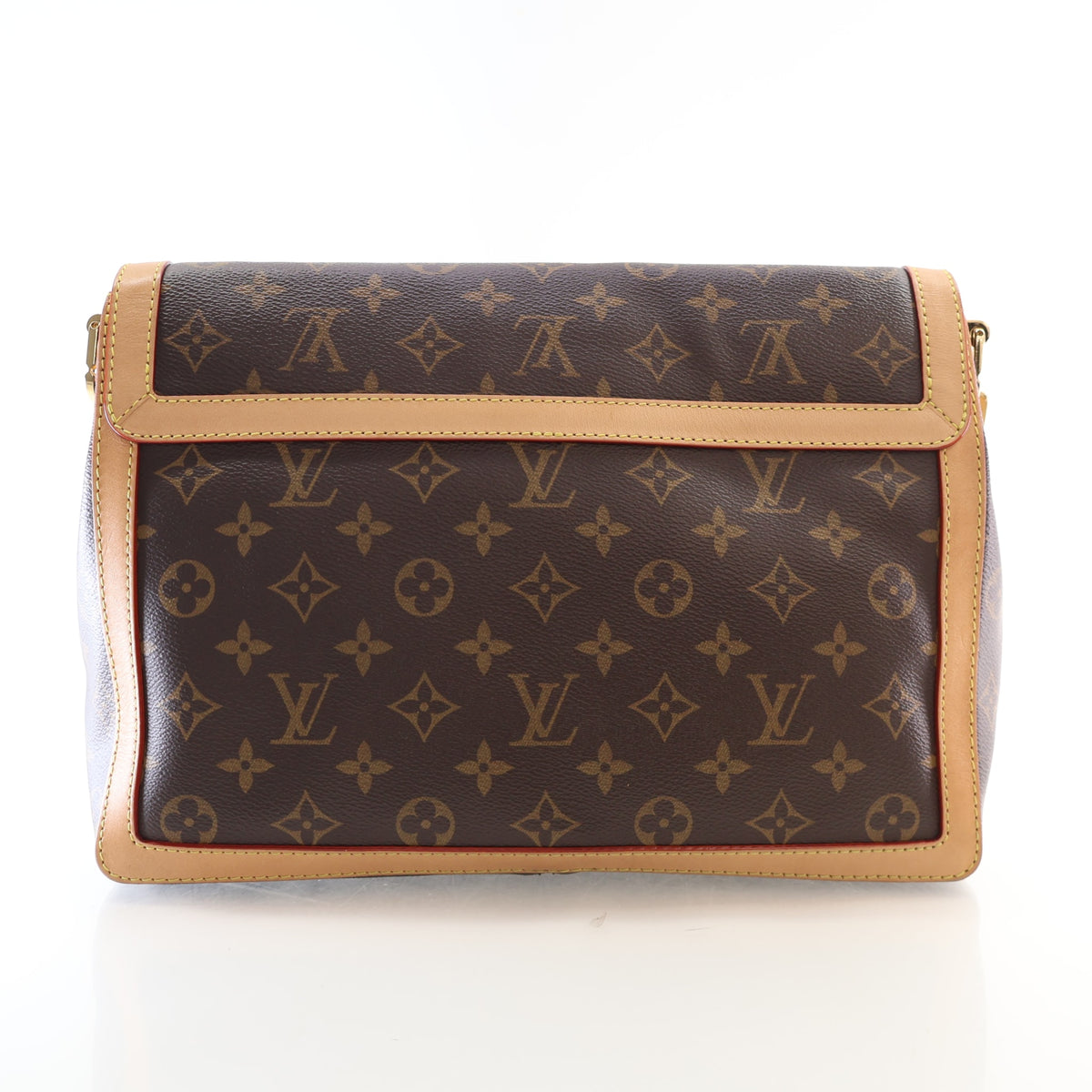 Pre-Owned Louis Vuitton Dauphine GM Monogram Soft, back view