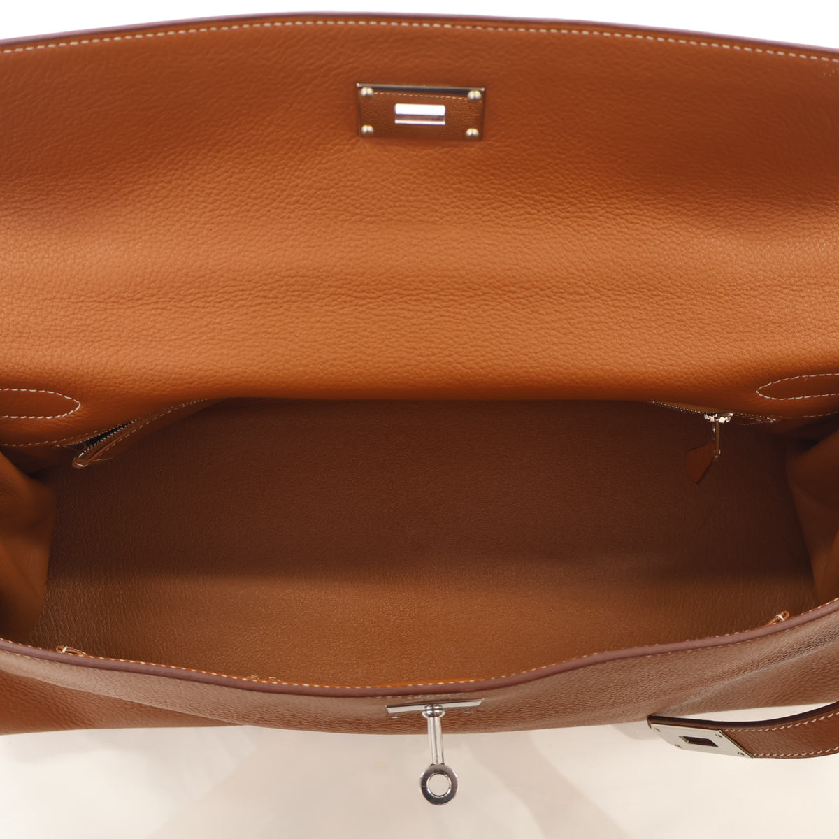 Hermes Gold Clemence JPG Shoulder Kelly 42, photo 14 of 17