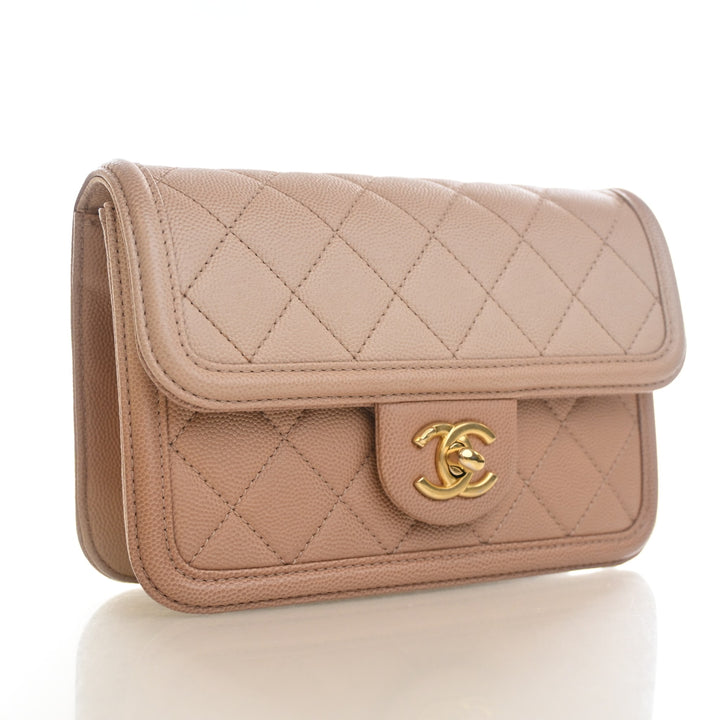 Chanel Caviar Sunset On The Sea Waist Bag