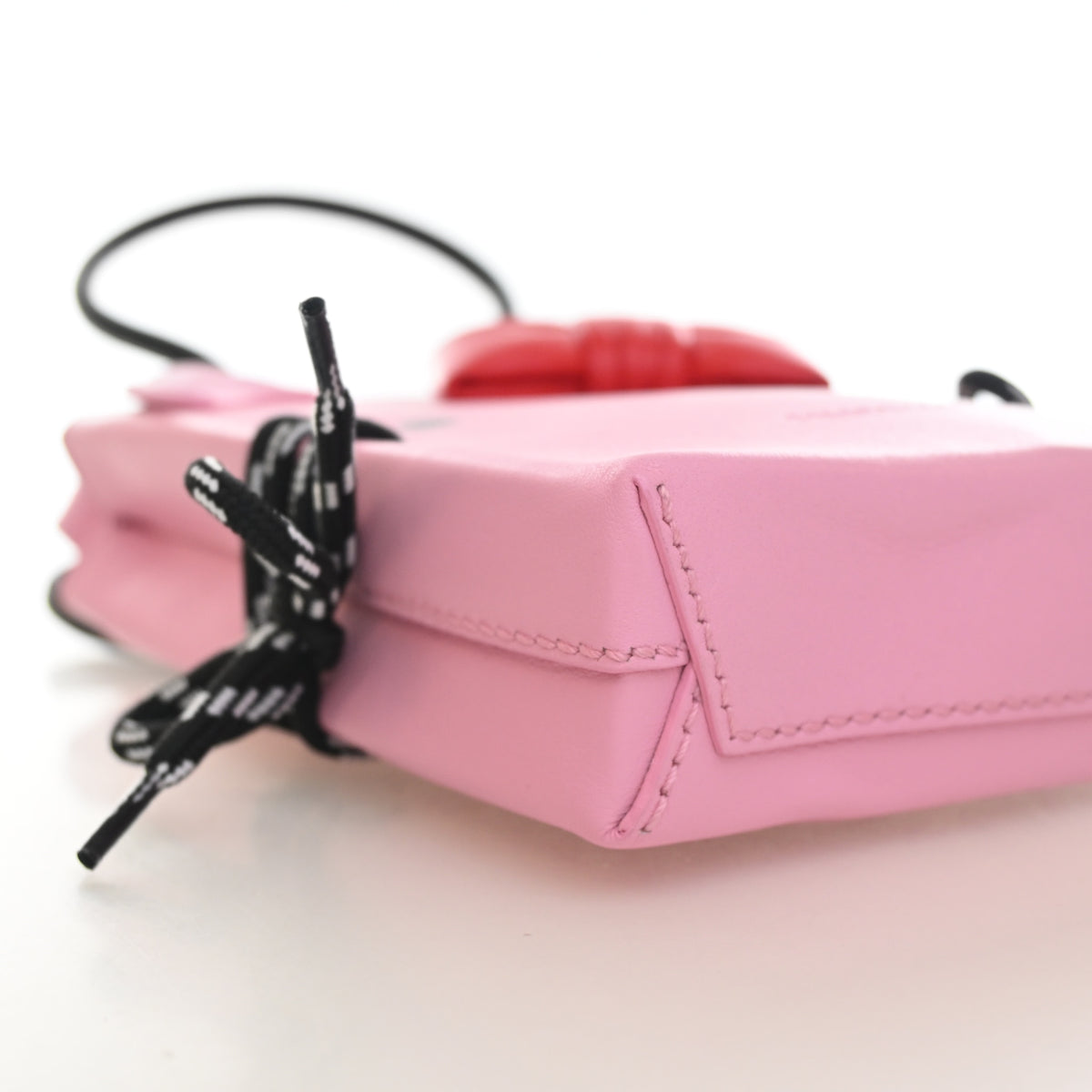 Pre-Owned Balenciaga Phone Holder X Hello Kitty Goatskin Bag, side view